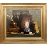 JAMES PATERSON PRSW RSA RWS (SCOTTISH 1854 - 1932), STILL LIFE WITH JAPANESE PAINTING
