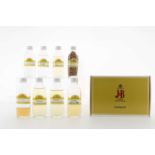 J&B TASTING SET, INCLUDING SAMPLE OF 5 YEAR OLD SPRINGBANK, AND 5 YEAR OLD INVERLEVEN