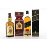 J&B 15 YEAR OLD RESERVE 75CL AND JOHNNIE WALKER 12 YEAR OLD BLACK LABEL, BLENDED WHISKY