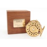 HARDY OF ALNWICK 'BOUGLE MK V CENTENARY' FLY FISHING REEL, 3½"