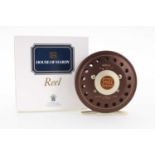 HARDY OF ALNWICK 'GOLDEN JLH ULTRALITE' FLY FISHING REEL, AFTM # 5