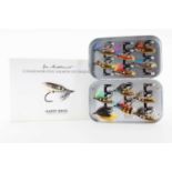 HARDY OF ALNWICK 'KEN MIDDLEMIST' COMMEMORATIVE SALMON FLY DOZEN SET,
