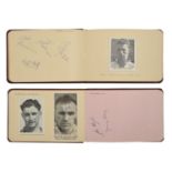 Soccer. Miscellaneous football-related autographs, c1950s, to include Billy Wright, Wolverhampton