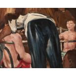 Vivian Forbes (1891-1937) - Third Round, New York, signed with initials, signed again, dated 1929