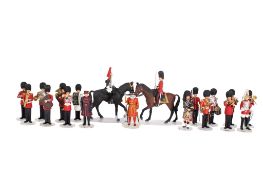 A collection of nineteen assorted Corgi Icon painted die cast military figures.
