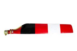 A Bell 47 helicopter tail rotor blade. Model AL, 47-642-102-51, type A-23861, P7.