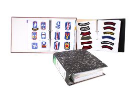 A collection of 20th century military cloth badges.