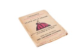 Catalogue of the Memorial Exhibition of the Works by the late Claud Lovat Fraser, 1921.