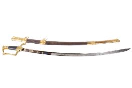 A French Officer's sword, vendemiaire AN XII, in the Napoleonic era style.
