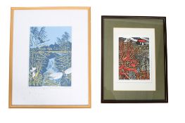 Two signed limited edition prints.