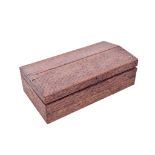 A vintage wooden writing box.