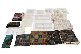 An assortment of contemporary Indian linens.