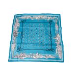 A Hermes Bandana 100% silk twill scarf, 'Les Canyons Etoiles'.