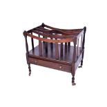 A mahogany canterbury.