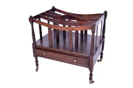 A mahogany canterbury.