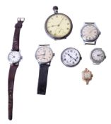 Seven assorted watches.