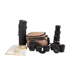 Yashica FX-3 SLR 35mm film camera outfit.