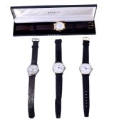 Four gentlemen's wristwatches.