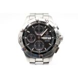A Tag Heuer Aqua Racer chronograph wristwatch.