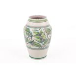 A Poole Pottery 1930s shape 599 vase.