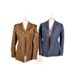 Two British military uniform jackets. Consisting of The Blues and Royals corporal No.