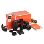 A Sony a700 Digital SLR Camera Outfit. With two lenses; a Sony 75-300mm f4.5-5.