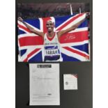2012 OLYMPICS OFFICIAL LIMITED EDITION LARGE PHOTO SIGNED BY MO FARAH