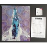 2012 OLYMPICS OFFICIAL LIMITED EDITION LARGE PHOTO SIGNED BY REBECCA ADLINGTON