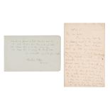 Helen Beatrix Heelis (Potter) (1866-1943, autographed letter addressed Sawrey Ambleside October