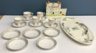 A 19th Century Staffordshire flat back "Stanfield Hall",