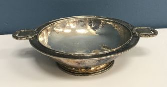 An Arts & Crafts planished silver bowl by Omar Ramsden,