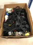 A box of Festoon lighting