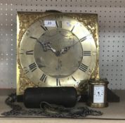 A 19th Century 30 hour long case clock movement by Francis Greening of Frampton (on Severn