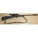 A Krico .22 semi automatic long rifle wi