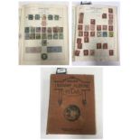 A 20th Century stamp album inscribed to the inside "WBM Gardiner July 1936" containing various
