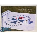 Royal Malta Golf Club 1888-2013 Commemorative Book 25th Anniversary, in very good condition