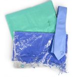 2002 Ryder Cup at Belfry Tie, with two ladies Ryder Cup pashmina scarves in green and blue, all