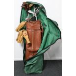 Selection of Classic Golf Clubs (14) Features George Nicoll Henry Cotton Woods 1, 2, 3 and 4, with