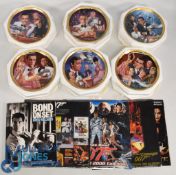 007 James Bond Merchandise to consist of Picture Plates by Franklin Mint - Goldfinger, From Russia