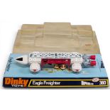 Dinky Toys 360 "Space 1999" Eagle Freighter – white and red including rear and side thrusters,