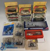 Collection of Cars to consist of Mobil petrol issues, Shell petrol, Magazine military motorbikes -