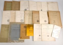 Geology, Mineralogy & Palaeontology - a large collection of books, publications, pamphlets etc,