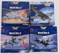 4x boxed Corgi - The Aviation Archive WWII, 1:72 AA32807 Mosquitp PR XVI, AA32803 DH Mosquito NF,