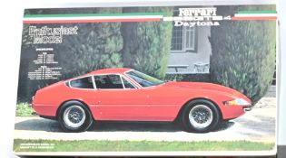 Fine Fujimi Ferrari 365 GTB/4 Daytona model kit 1/24 scale, boxed and appears unused, plus a