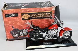 Harley Davidson Motor Bike Telephone: push button telephone, great display item, has all cables