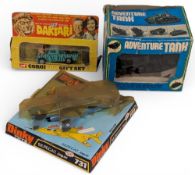 Diecast Collectables Dinky SEPECAT Jaguar 731 with card base and acetate part, Corgi Toy gift set