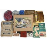 Mixed selection of collectables to include Victorian Stamp Album, Tea Card Books, small lot of Chums