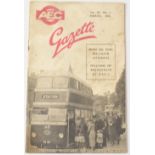 TROLLEY BUSES: A E C GAZETTE MARCH 1934. An interesting 118-page publication with many photographs