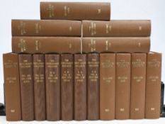 THE GENTLEMAN’S MAGAZINE 1831-1840 BOUND VOLUMES (16) – appears missing 1831 Jan-June, 1832 year and