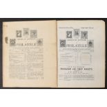 EARLY STAMP COLLECTING - UNITED STATES - THE AMERICAN JOURNAL OF PHILATELY - May 1869 and June 1870.